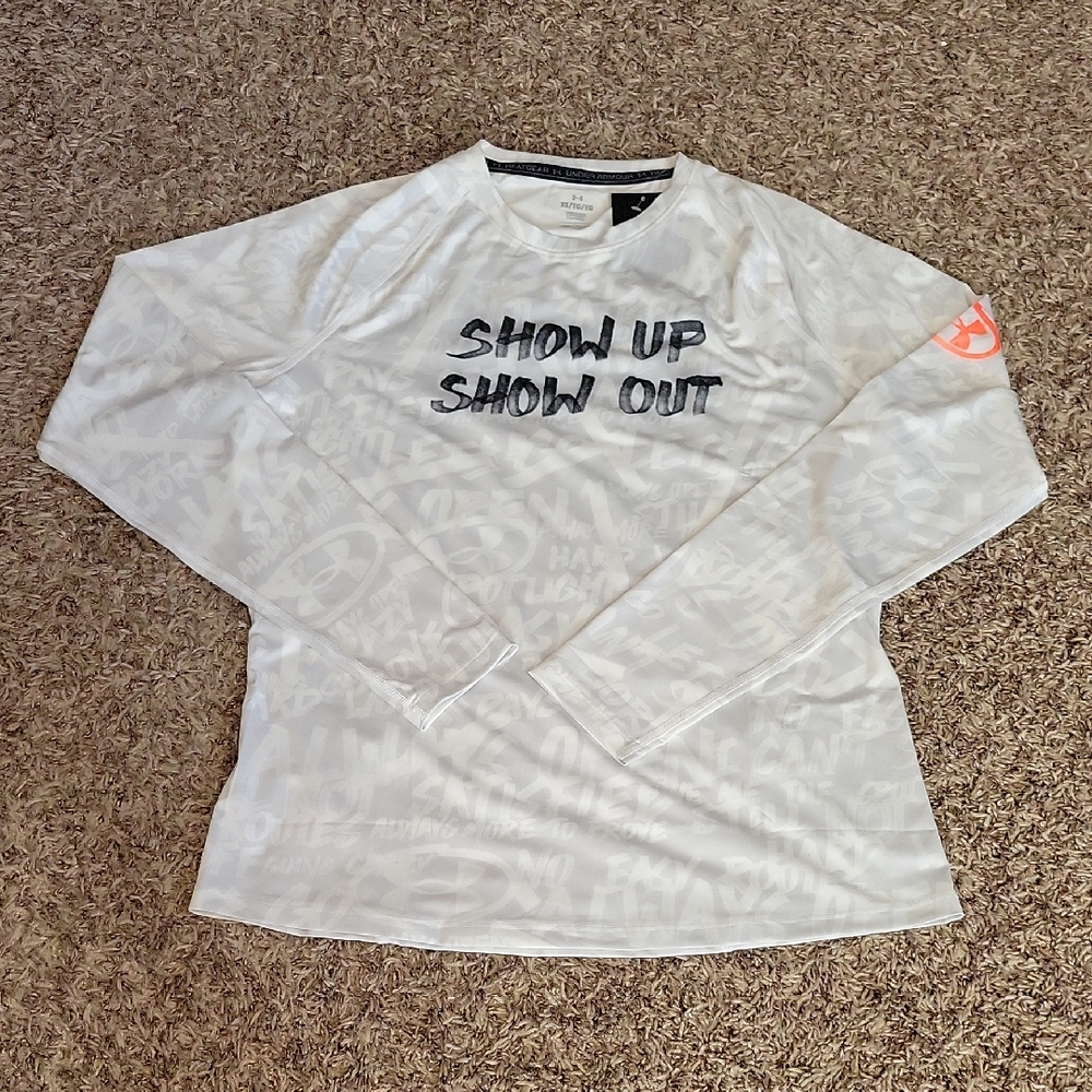 Under Armour HeatGear Alter Ego Show Up Show Out Compression Top Long Sleeve XL